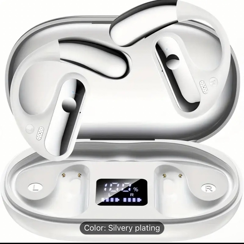 Wireless White Headphones